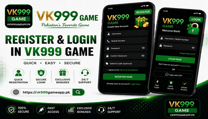VK999 Easy Register and Login User Account Guide IMG